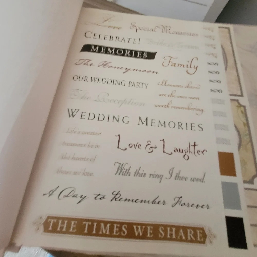 Furio Home Wedding Scrapbook Acid Free Archival Album 12 x 12 New in Package